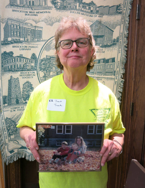 Janet Trask at the Brockton Mass. Memories Road Show