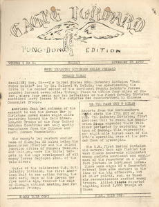 Eagle Forward (Vol. 1, No. 54), 1950 November 26