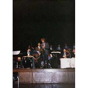 Harvard Jazz Band performing at the Jorge Hernandez Cultural Center.