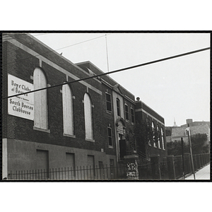 Exterior of the Boys and Girls Club Charles Hayden Clubhouse in South Boston