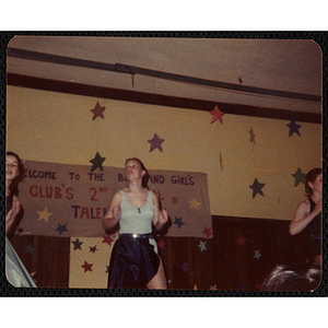 Several girls performing at the Boys & Girls Club's 2nd Annual Talent Show