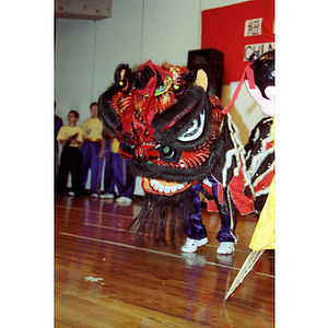 Chinese Dragon performance at Labor Day Fair in Chinatown