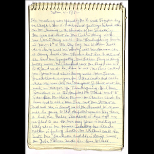Minutes of Goldenaires meeting held November 4, 1982