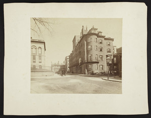 Exterior view of buildings on Beacon Street, Boston, Mass., undated