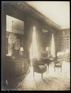 Library, Ogden Codman, Jr., residence at 7 East 96th Street, New York, New York