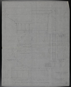 Details of Column & Pilaster, Front Loggia, Drawings of House for Mrs. Talbot C. Chase, November 4, 1929