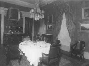 Franklin Haven House, 97 Mount Vernon St., Boston, Mass., Dining Room.