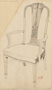 Neoclassical-style Arm Chair