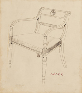 Neoclassical-style Arm Chair