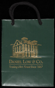 Shopping bag, Daniel Low & Co., Salem, Mass., undated