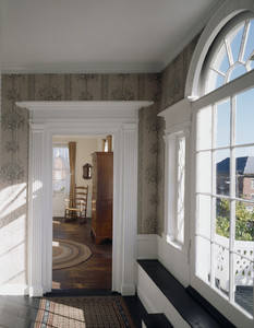 Second-story stairhall, Nickels-Sortwell House, Wiscasset, Maine