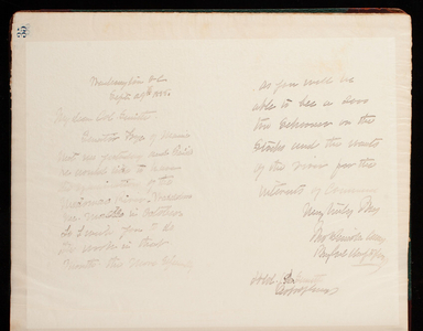 Thomas Lincoln Casey Letterbook (1888-1895), Thomas Lincoln Casey to Colonel Smith, September 29, 1888