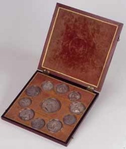 Washington-Webster Comitia Americana medals box