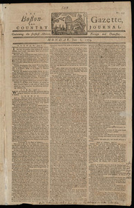 The Boston-Gazette, and Country Journal, 6 June 1774