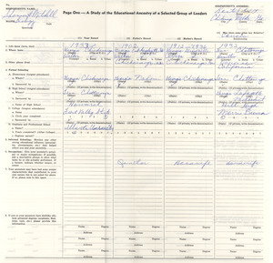 Student family histories: Mitchell, Shannon