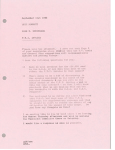 Memorandum from Mark H. McCormack to Buzz Hornett