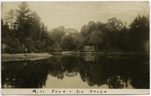 Mill pond and ice house
