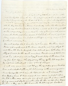 Letter from Charlotte Bailey [Grout] to James Bailey