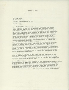Letter from Henri L. Pache to Alan Reich