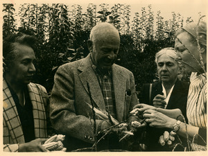 Shirley Graham Du Bois, Elizabeth Moos, and Hazel and Paul Strand, Paris