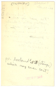 Letter from L. V. Smith to Editor of the Crisis