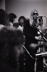 Duane Allman's funeral: Gregg Allman performing with Dr. John in the foreground