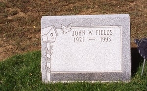 South Hadley (Mass.) gravestone: Fields, John W. (1921-1993)