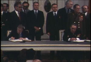Vienna Summit: Carter, Brezhnev sign Salt II