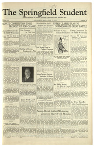 The Springfield Student (vol. 13, no. 24) April 27, 1923