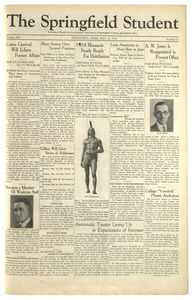 The Springfield Student (vol. 13, no. 27) May 18, 1923