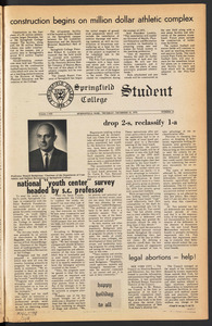 The Springfield Student (vol. 58, no. 10) Dec. 10, 1970