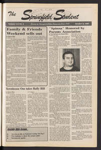 The Springfield Student (vol. 112, no. 4) Oct. 9, 1997