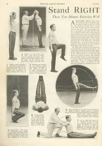 Stand Right and Be Healthy (July 1926)