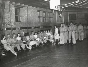 Students at the Graduation Dance (June 1943)