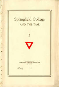 Springfield College and the War, 1918