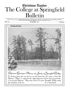 The Bulletin (vol. 7, no. 3), December 1933