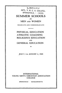 Summer School Catalog, 1929