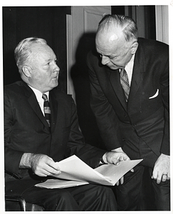 Mayor John F. Collins and United States Congressman Albert Rains of Alabama