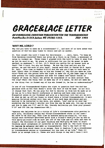 Grace and Lace Letter Issue E (July, 1995)