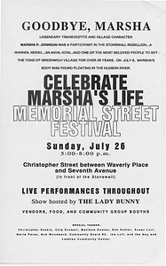 Marsha P. Johnson Memorial Street Festival