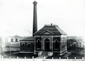 Pumping Station Lynn Works Walnut Street, circa 1879
