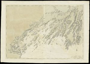 Coast of Maine- From Roger's Bay to Portland Sound including Falmouth Harbor, Dated July, 1776