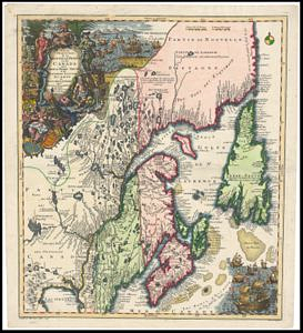 Partie orientale de la Nouvelle France ou du Canada