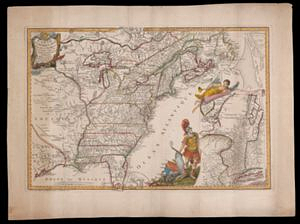 Carte de l'Amerique setle.