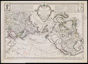 Carte des Nouvelles Decouvertes au Nord de la Mer du Sud