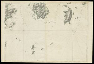 Coast of Maine- Detail of Penobscot Bay with Isle Haut and Southern Fox Island, Dated Aug. 17, 1776