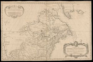 Carte de l'Amerique Septentrionale