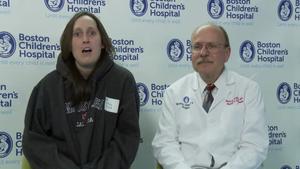 Kelsey E. Tainsh and Mark A. Rockoff at the Boston Children's Hospital Photo Sharing Event: Video Interview