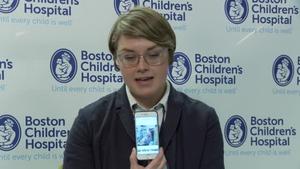 Alina J. Morris at the Boston Children's Hospital Photo Sharing Event: Video Interview