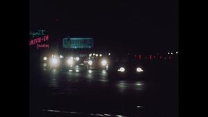 Memorial Day traffic at night